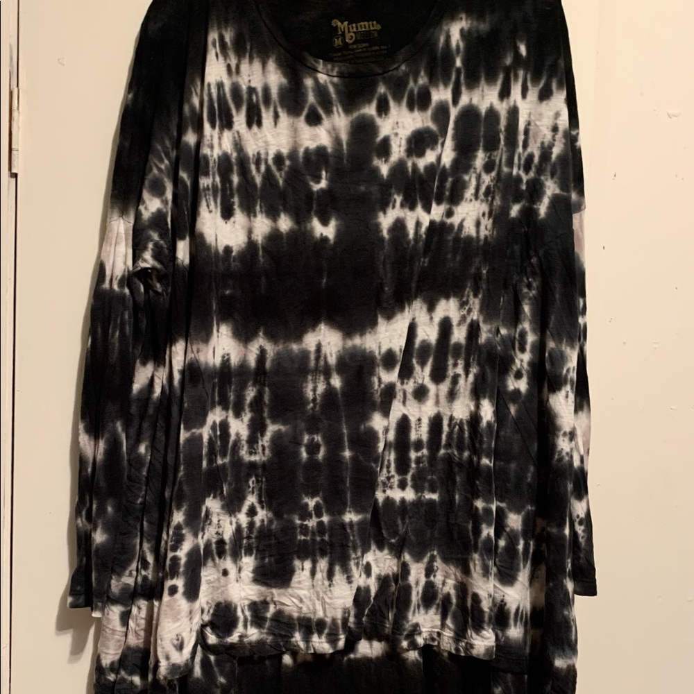 Can be worn as oversized shirt or mini dress